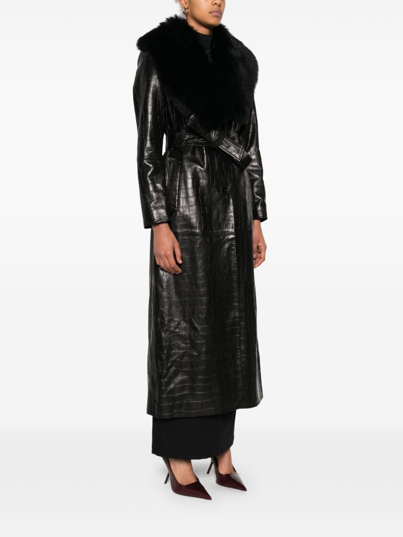 Leather Trench Coat