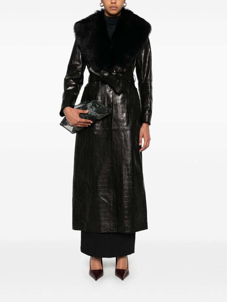 Leather Trench Coat