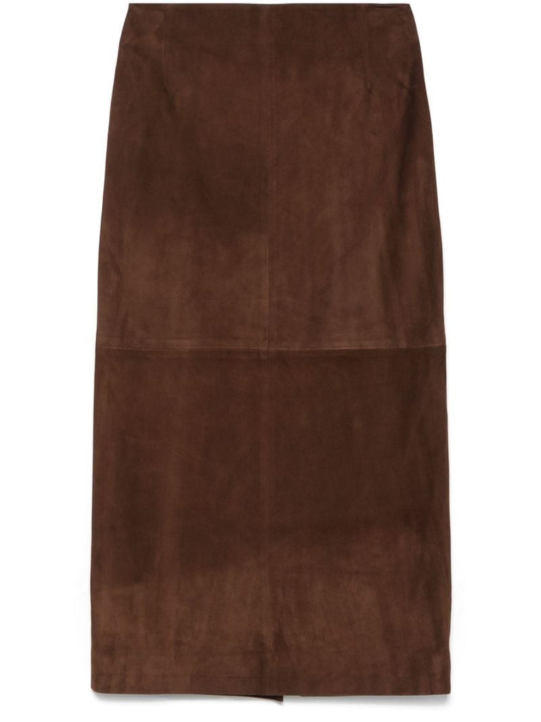 Suede Skirt