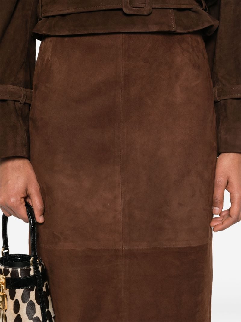 Suede Skirt