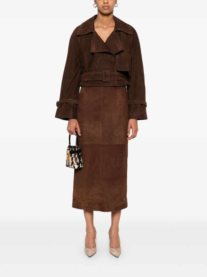 Suede Skirt