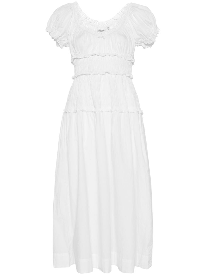 Gathered Midi Dress