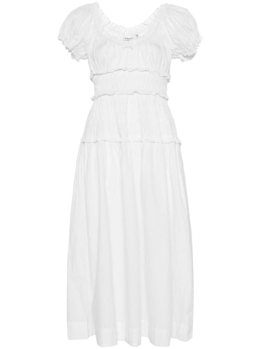 Gathered Midi Dress