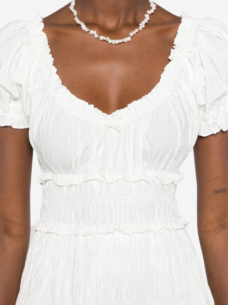 Gathered Midi Dress