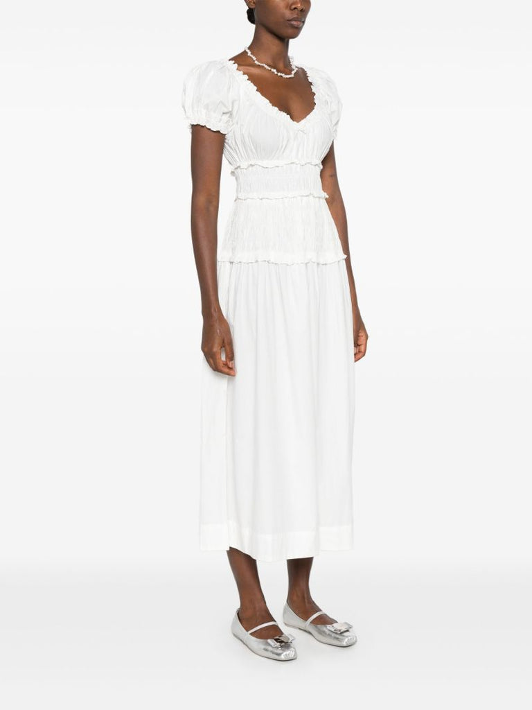 Gathered Midi Dress