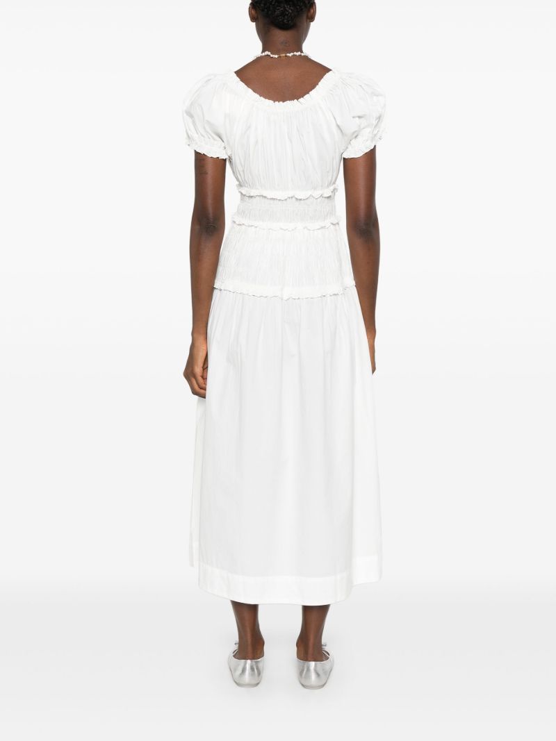 Gathered Midi Dress
