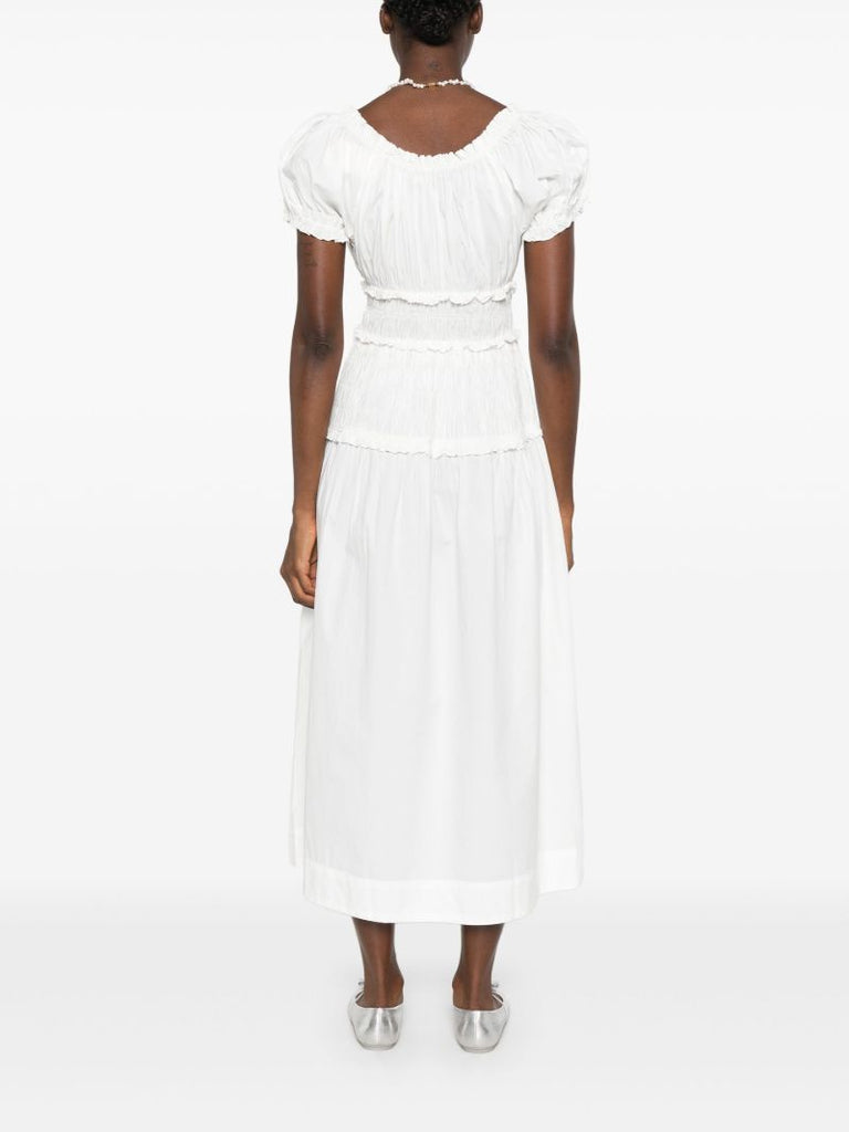 Gathered Midi Dress
