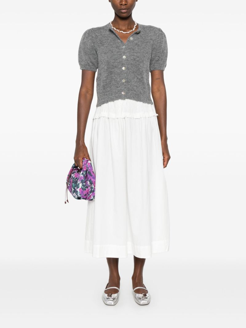 Puff Sleeves Knitted Top
