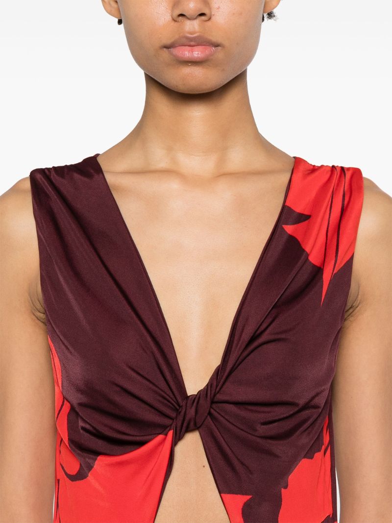 Deep Heart Maxi Dress