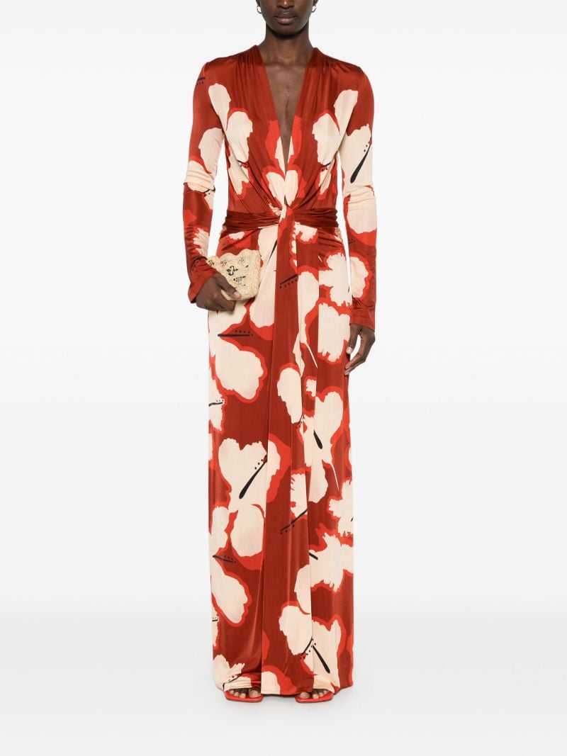 Coral Marino Maxi Dress