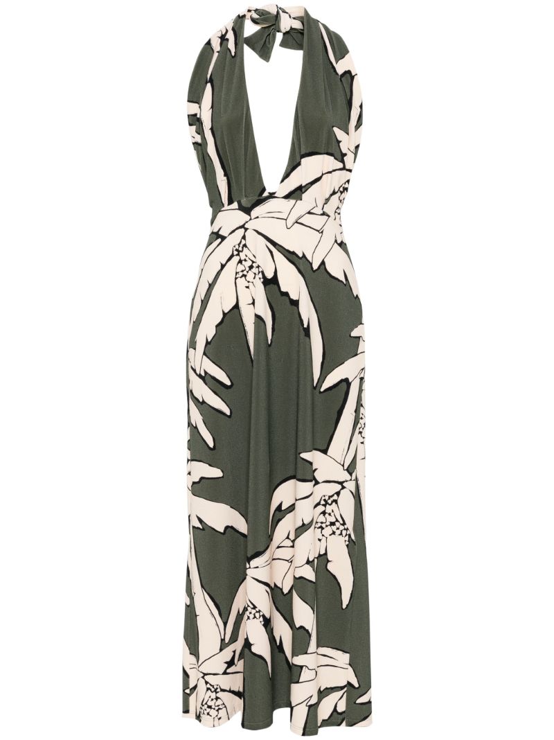 Green Oceanic Mantra Dress