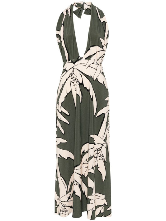 Green Oceanic Mantra Dress