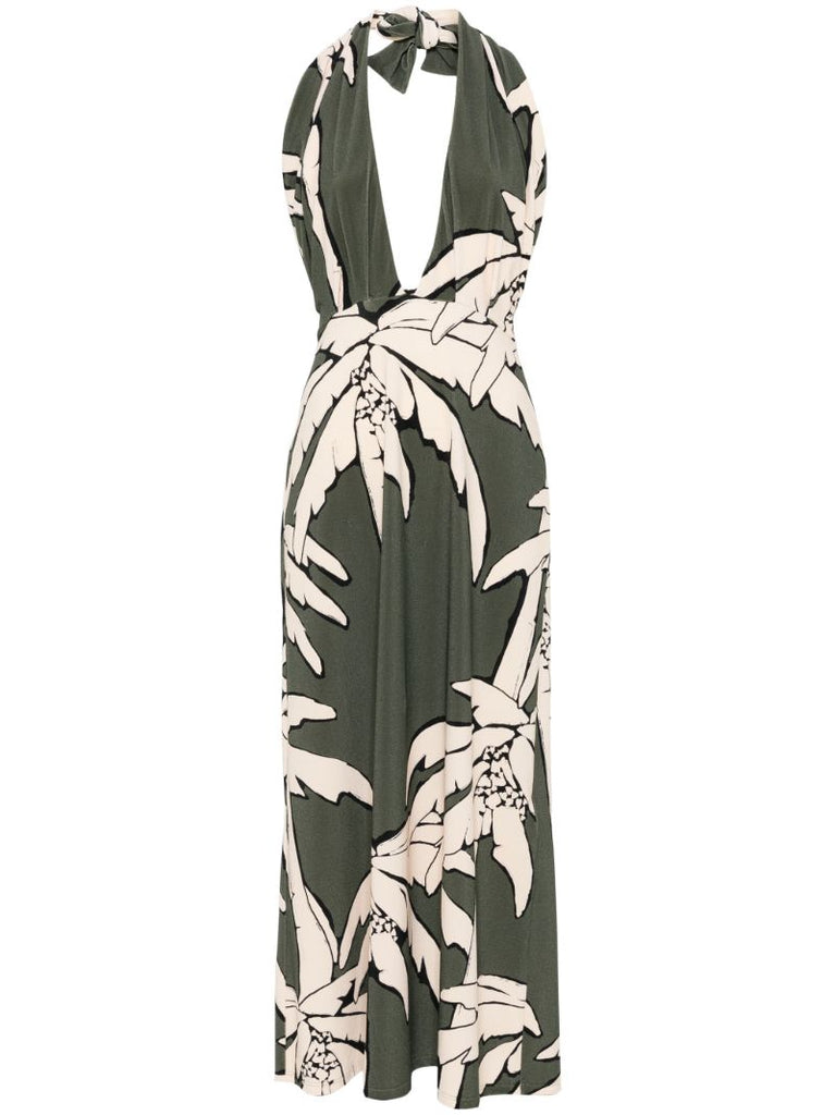 Green Oceanic Mantra Dress