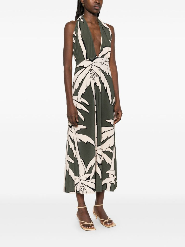 Green Oceanic Mantra Dress