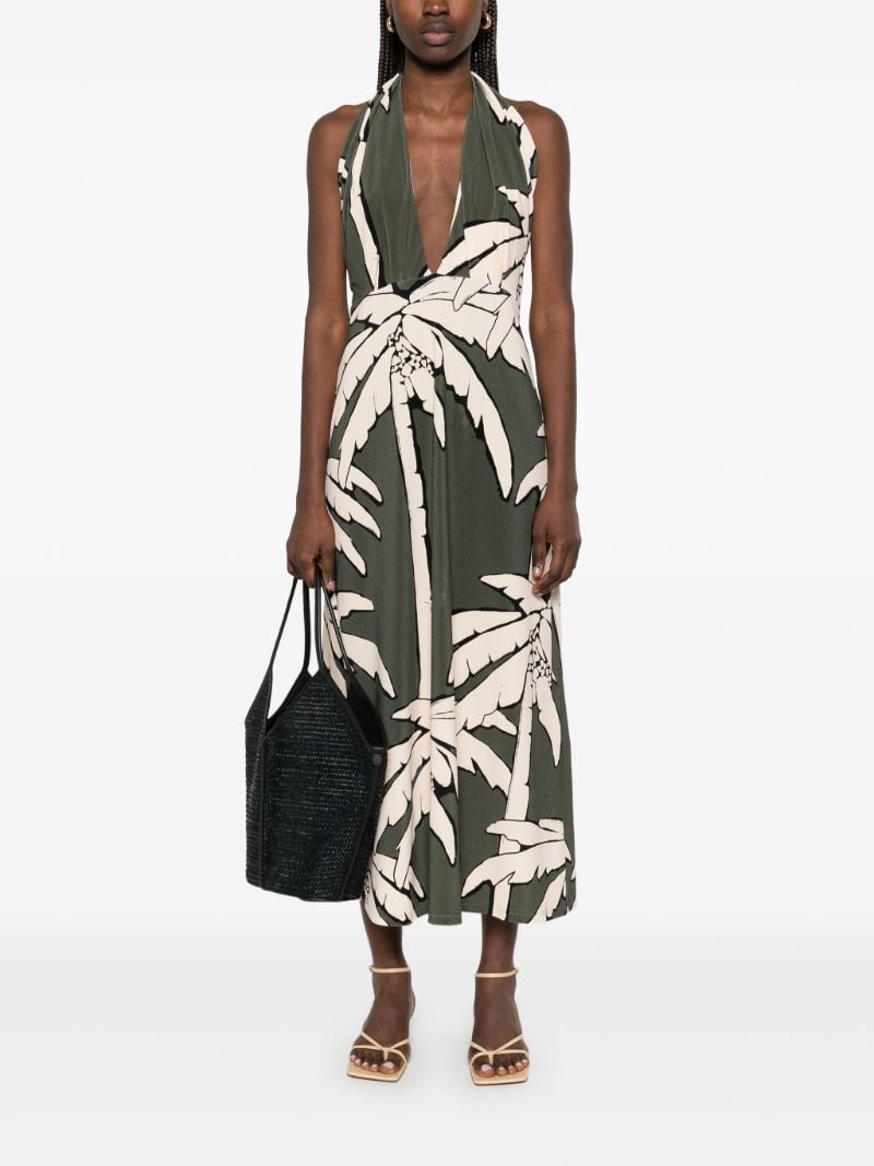 Green Oceanic Mantra Dress