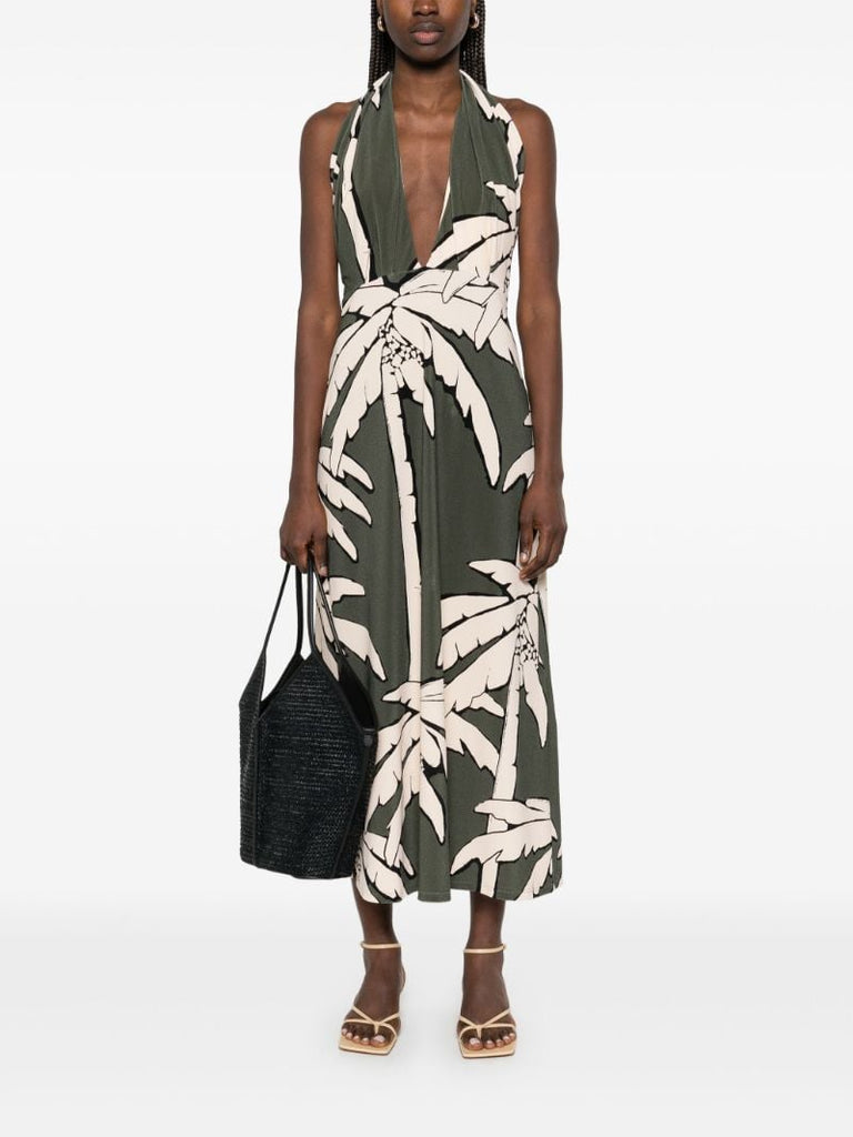 Green Oceanic Mantra Dress