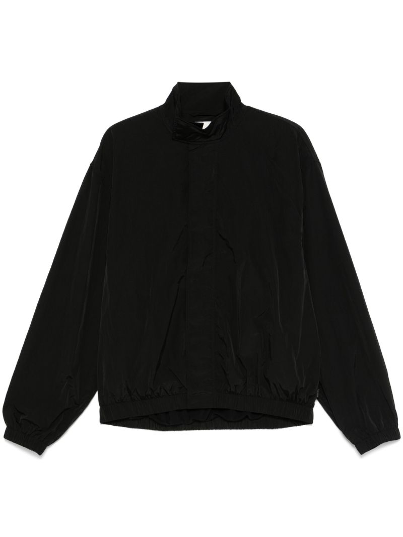 Black Elasticated Bomber Jacket