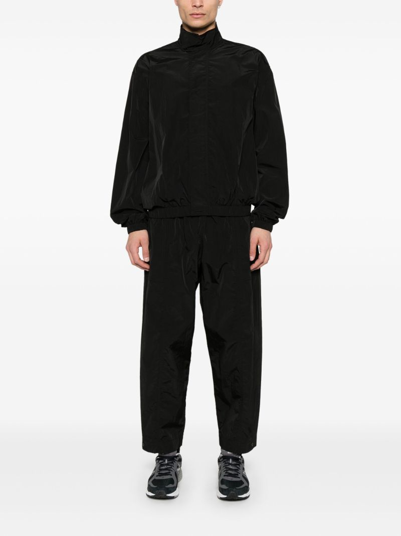 Black Elasticated Bomber Jacket