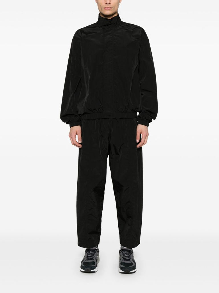 Black Elasticated Bomber Jacket