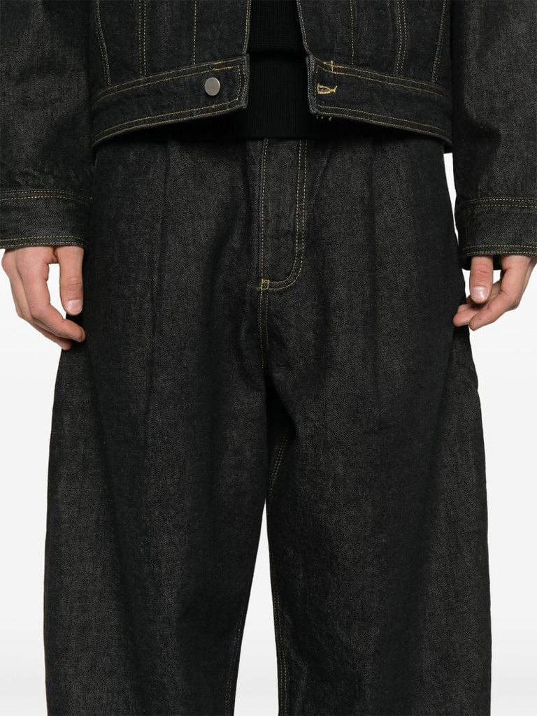 Black Wide-leg Jeans