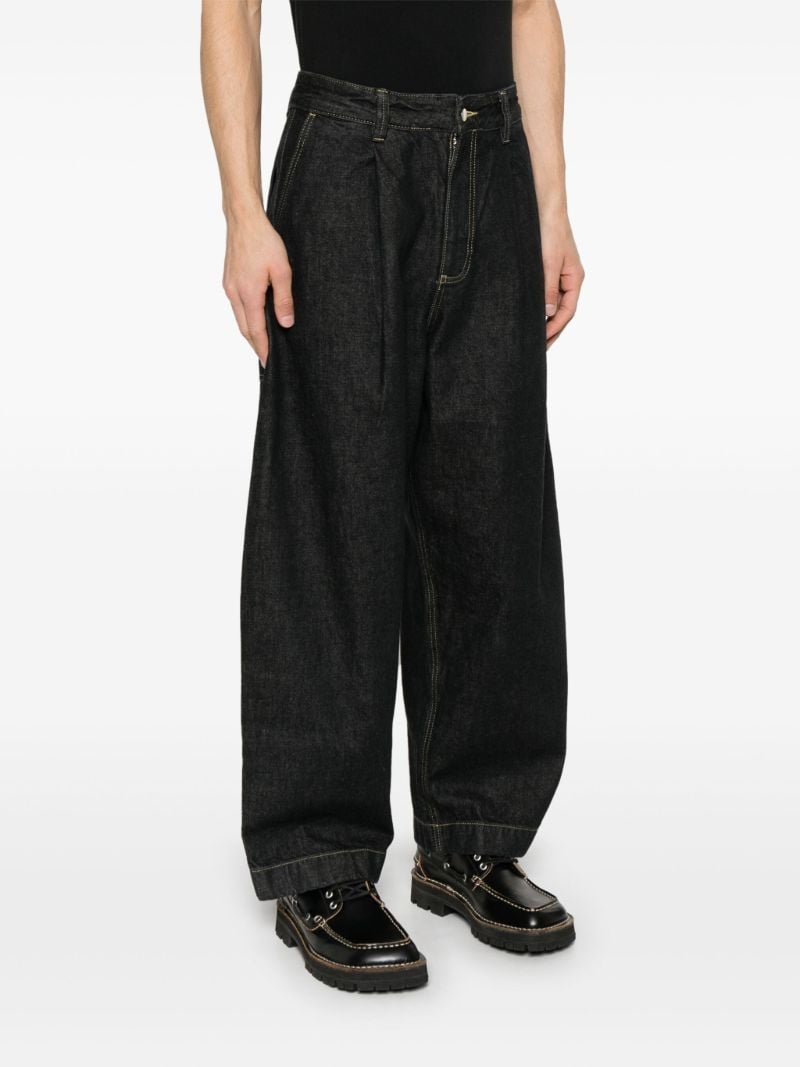 Black Wide-leg Jeans