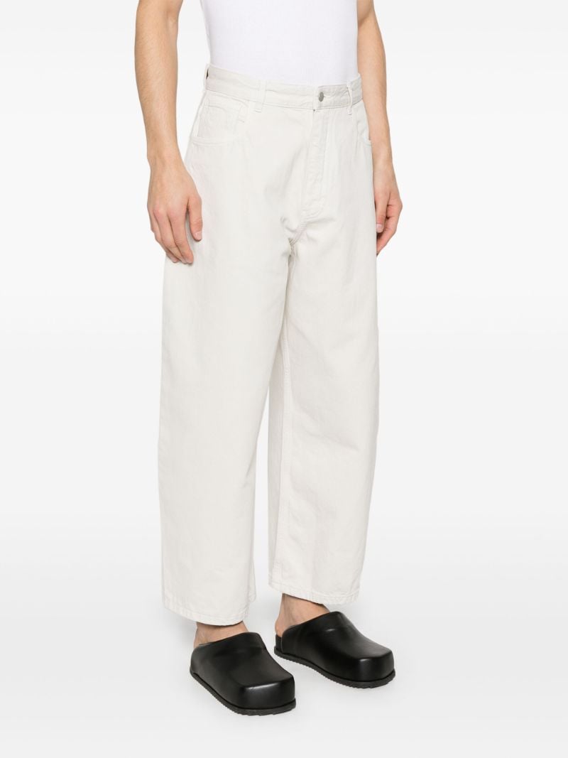White Wide-leg Jeans