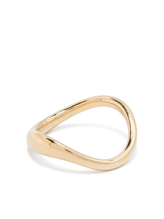18kt Yellow Gold the Delia Plain Ring