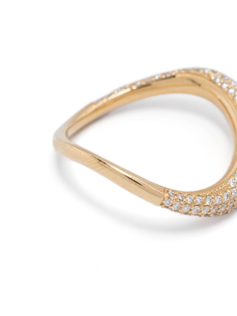 18kt Yellow Gold the Delia Diamond Ring