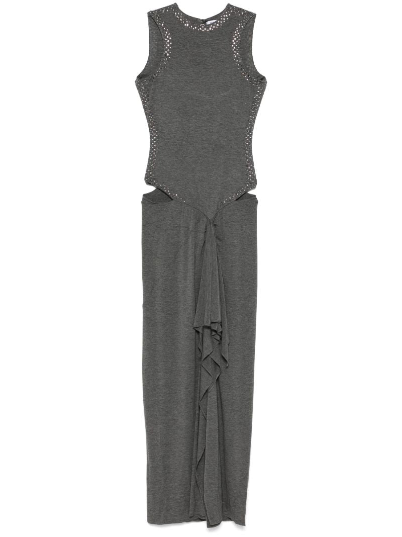 Grey Cut-out Dress