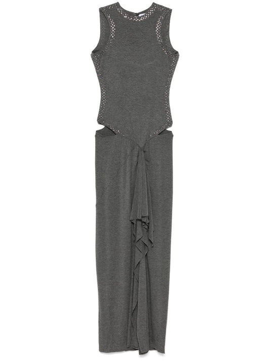 Grey Cut-out Dress