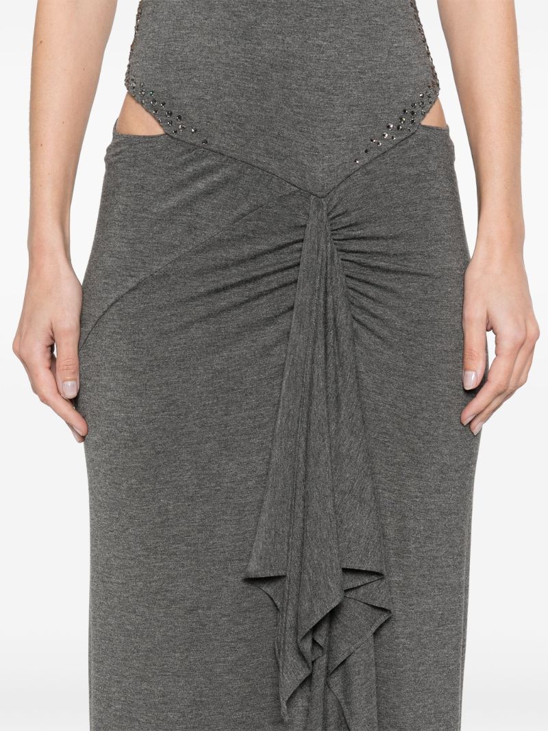 Grey Cut-out Dress