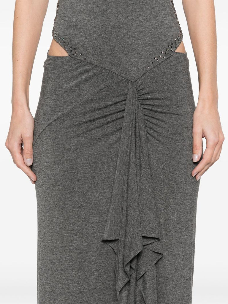 Grey Cut-out Dress