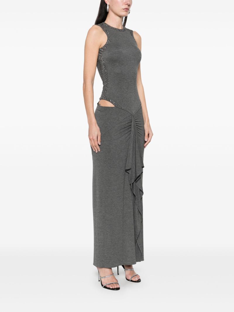 Grey Cut-out Dress