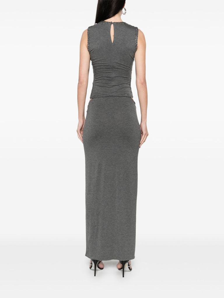 Grey Cut-out Dress