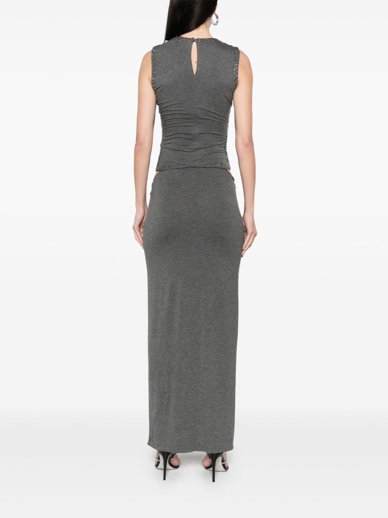 Grey Cut-out Dress