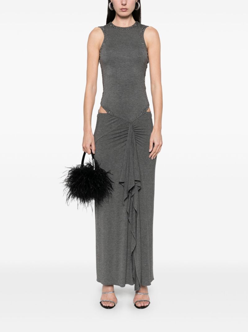 Grey Cut-out Dress