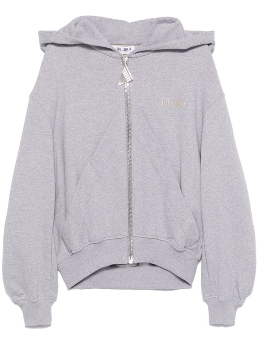 Grey MÃ_x0083_Â©lange-effect Hoodie