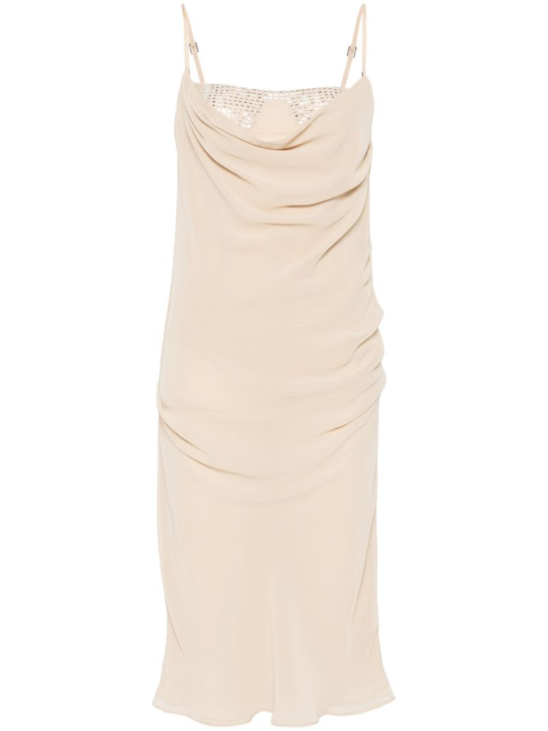 Draped Midi Dress