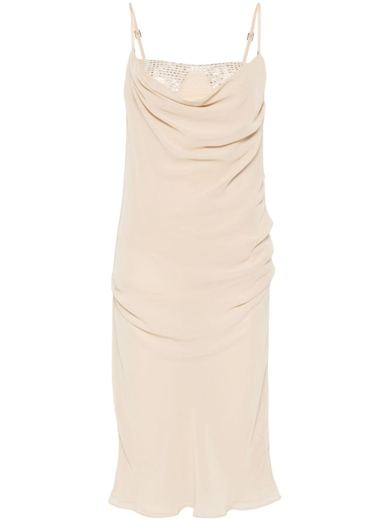 Draped Midi Dress