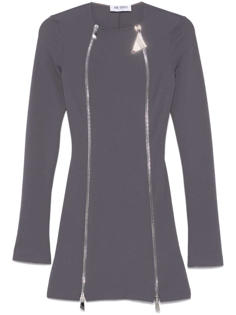 Zipped Mini Dress