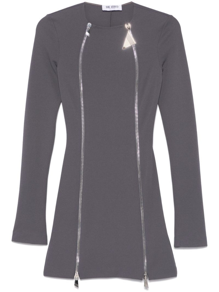 Zipped Mini Dress