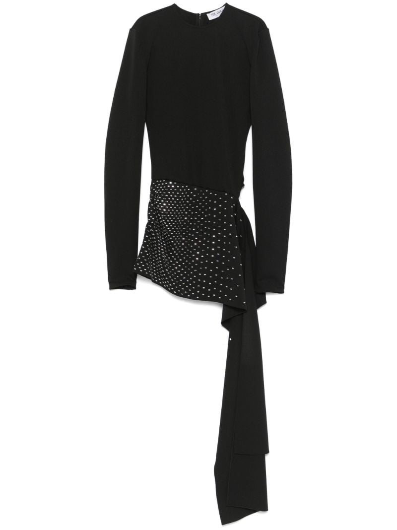 Black Studded Mini Dress