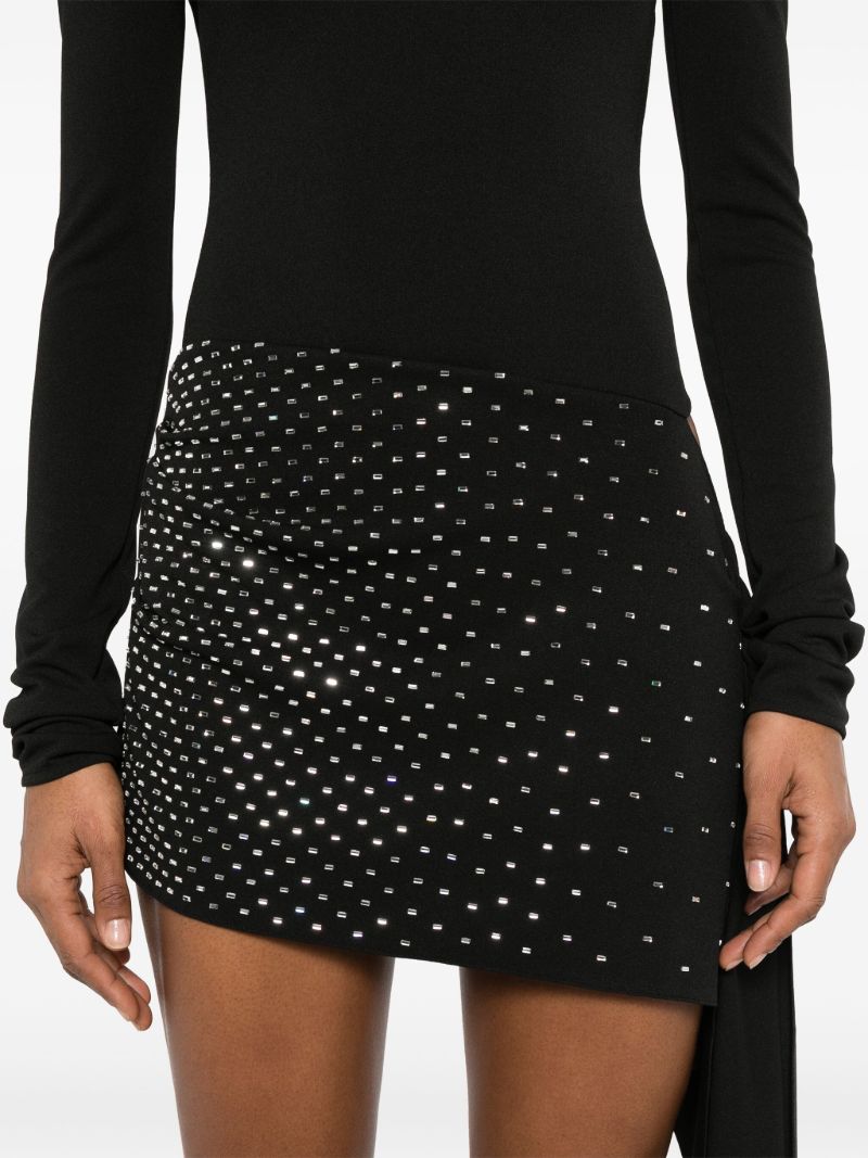 Black Studded Mini Dress