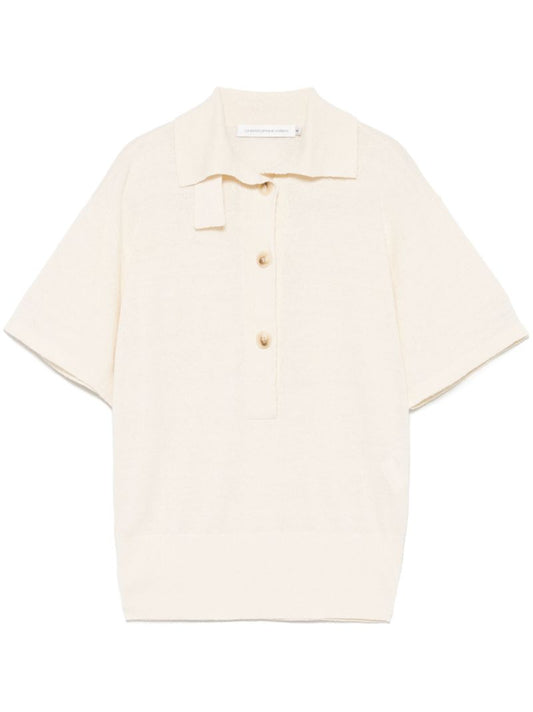 Knitted Polo Top