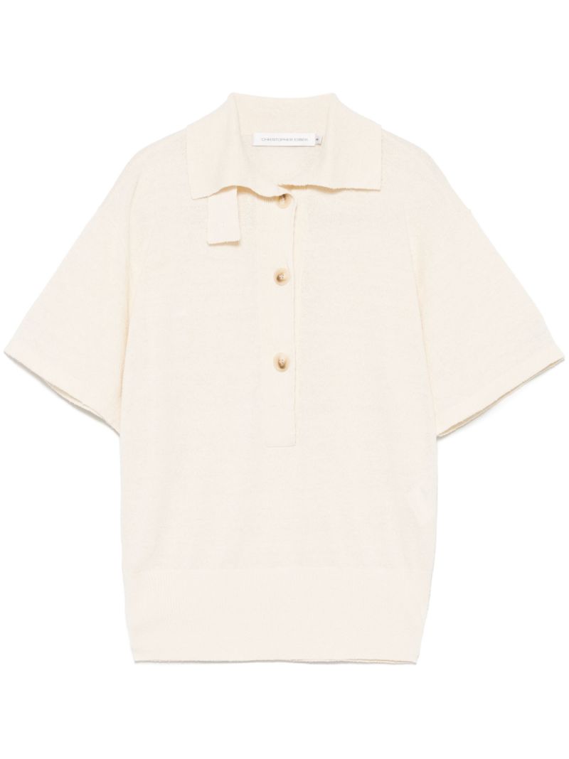 Knitted Polo Top