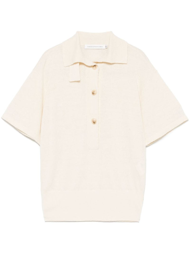 Knitted Polo Top