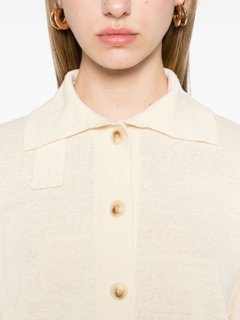 Knitted Polo Top