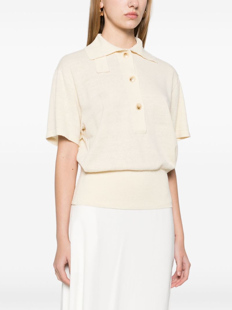 Knitted Polo Top