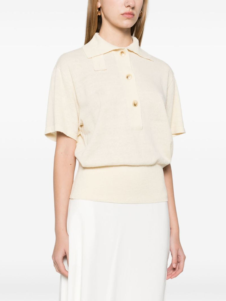 Knitted Polo Top