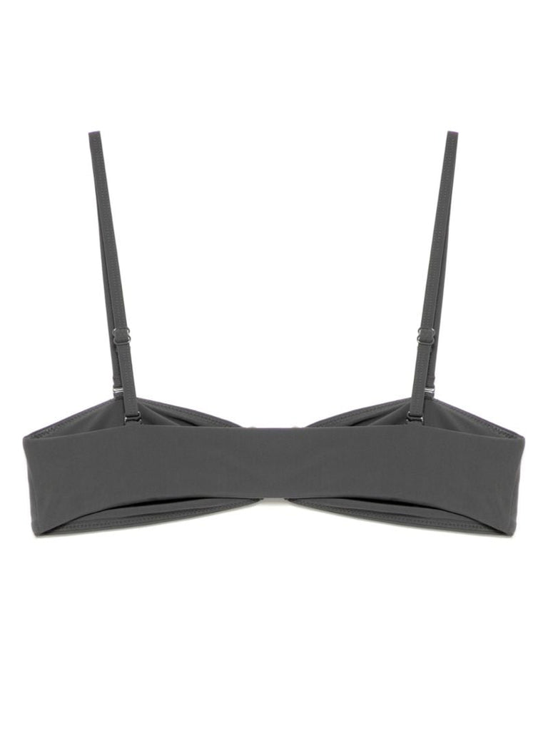 Ruched Prong Bikini Top